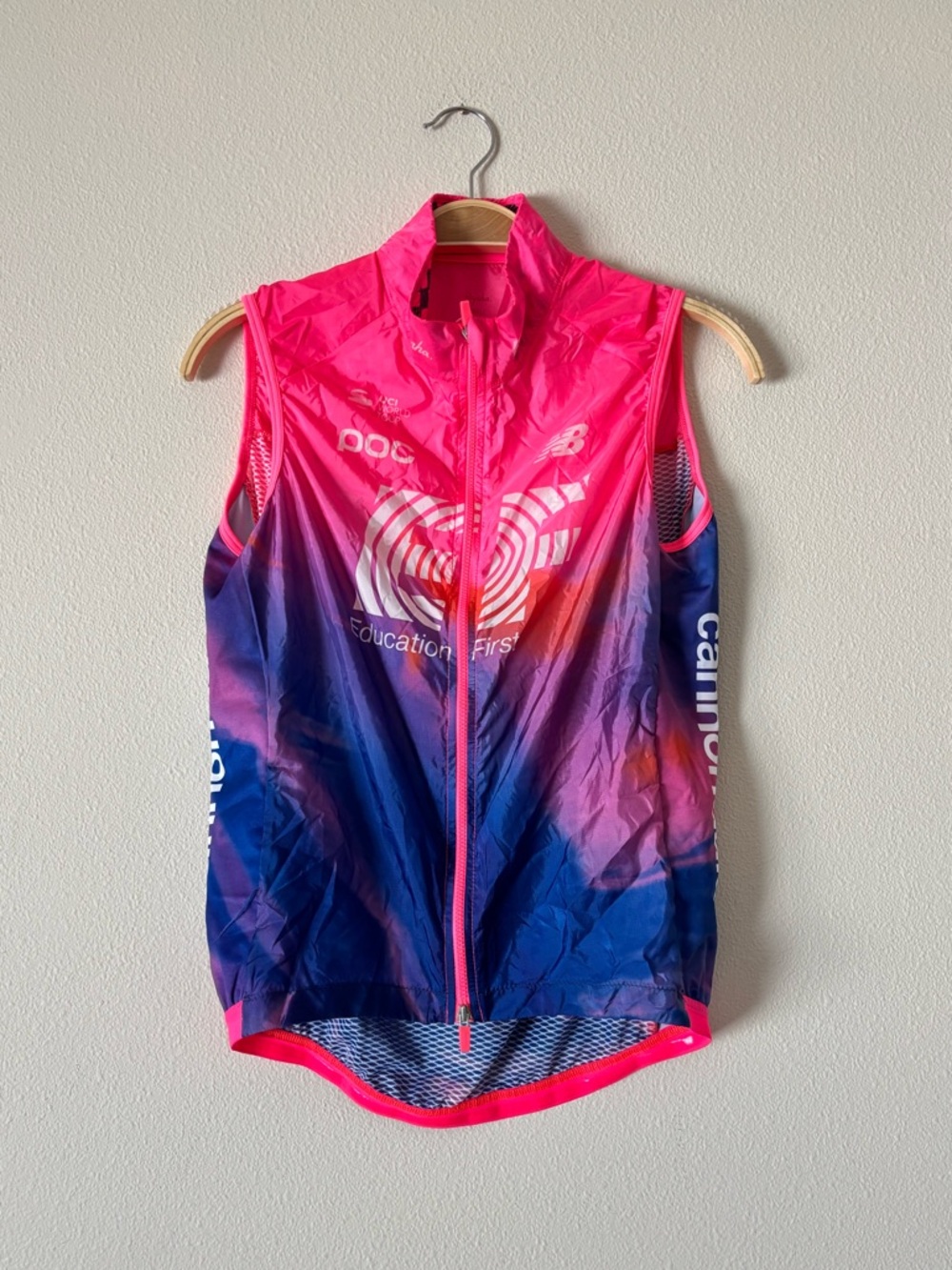 Rapha EF EDUCATION FIRST PRO TEAM LIGHTWEIGHT PACKABLE GILET Cycling Vest